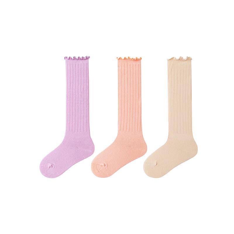 Mini Balabala Kids Breathable Cotton Socks 3-Pack