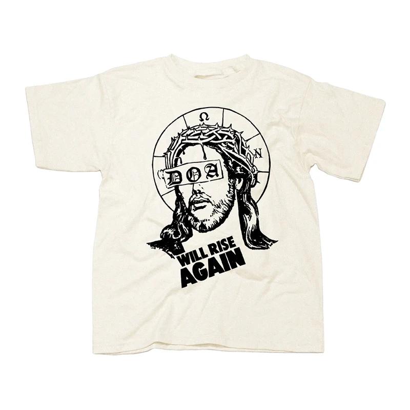 Summer Men and Women Summer Cotton Rock Band Retro and Nostalgic Easy Print Shortsleeved Tshirts