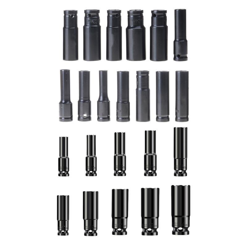 10/13Pcs Efficient Drive Deep Impact Socket for Easy Maintenance and Repair