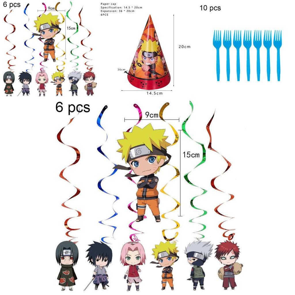 Exciting Naruto Ninja Birthday Party Decor Supplies For Adults And Children Alike