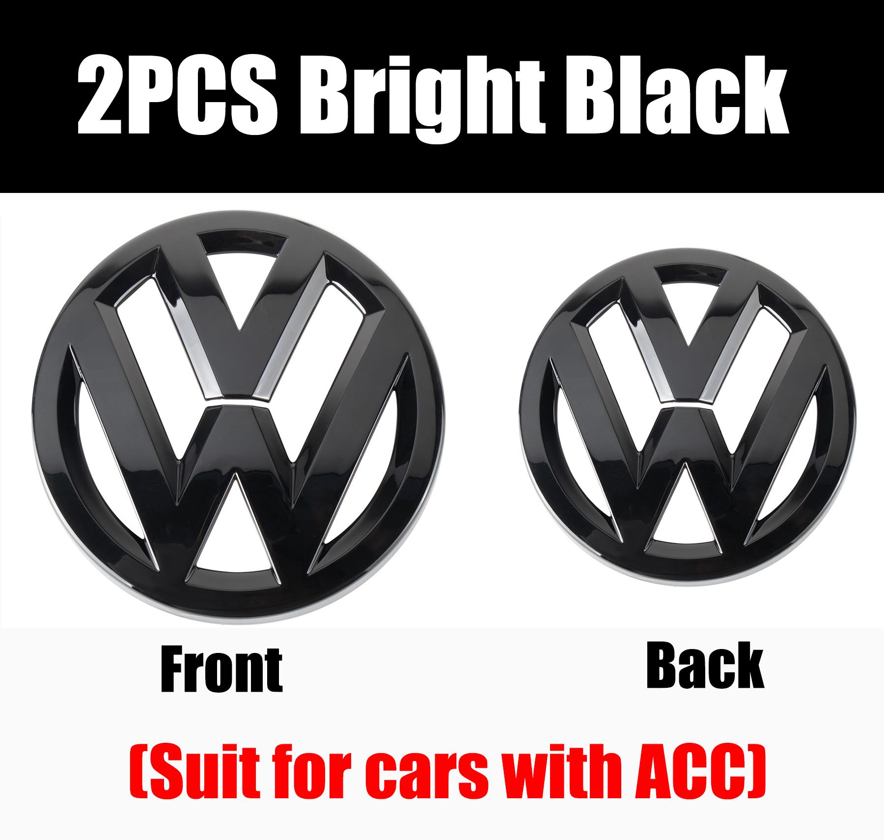 

2026 Hot For VOLKSWAGEN VW Car Front Radiator Grille Badges Rear Trunk Emblem Covers Sticker For VW Volkswagen Touareg 2016 2017 Touareg 2016-2018