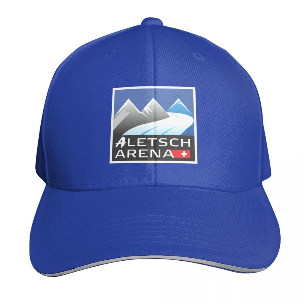Aletsch Arena Schweizer Skigebiet Riederalp Bettmeralp Fiesch Eggishorn Baseballkappe Hut Baseballkappe Elegante Damen Hüte Unisex