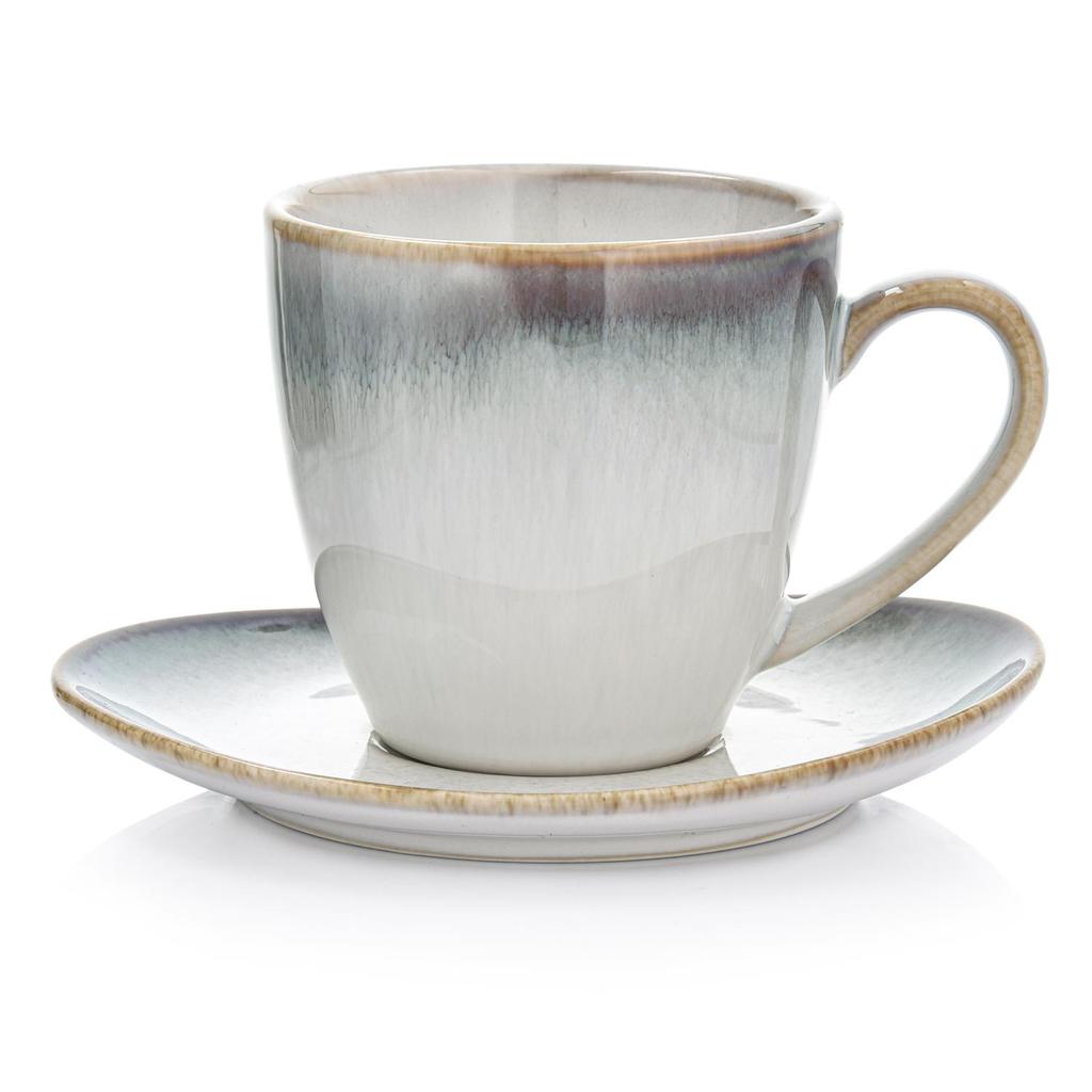 Retro Cup With Saucer , Porcelain, Freja DUKA