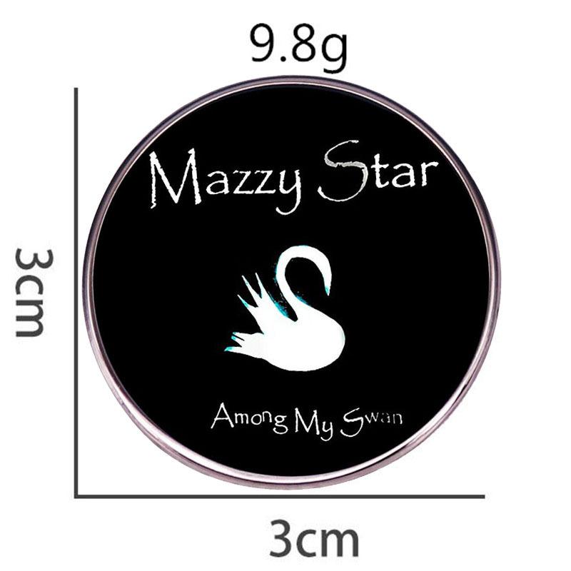 Exclusive Star Mazzy Folk Music Band Brooch Pin Timeless Metal Accessory Alloy