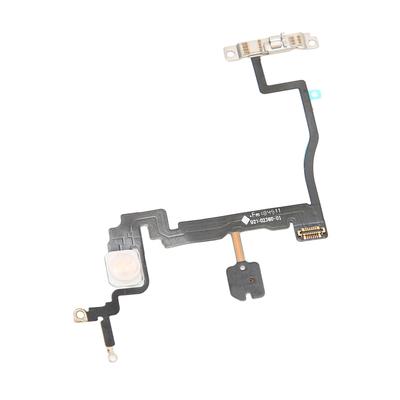 Power On Flex Cable Phone Switch Button Flex Cable Replacement with Metal Rack for IPhone 11 Pro