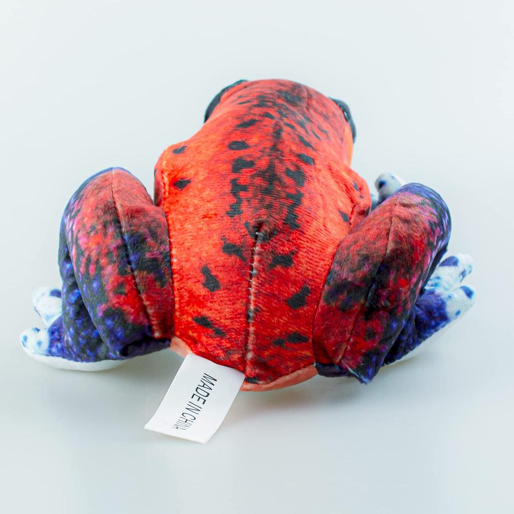 The Access Plush Strawberry Poison Dart Frog Frog Animal Aquarium Toy