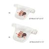 Back Sweat Absorbent Towel High Absorb Back Towel Cartoon Embroidery Cotton Back Cloth Children Unisex Long Sweat Towel