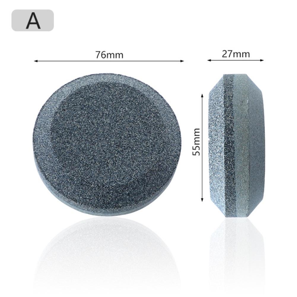 1pc Sharpening Stone Double-sided Sharpener Grit 120/180/240/400 Household Whetstone Round Sharpening Stone For Cutlery Tools