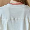 Maxza Fringe Flower Embroidery 7 Sleeve Blouse T shirT ze06qT012na