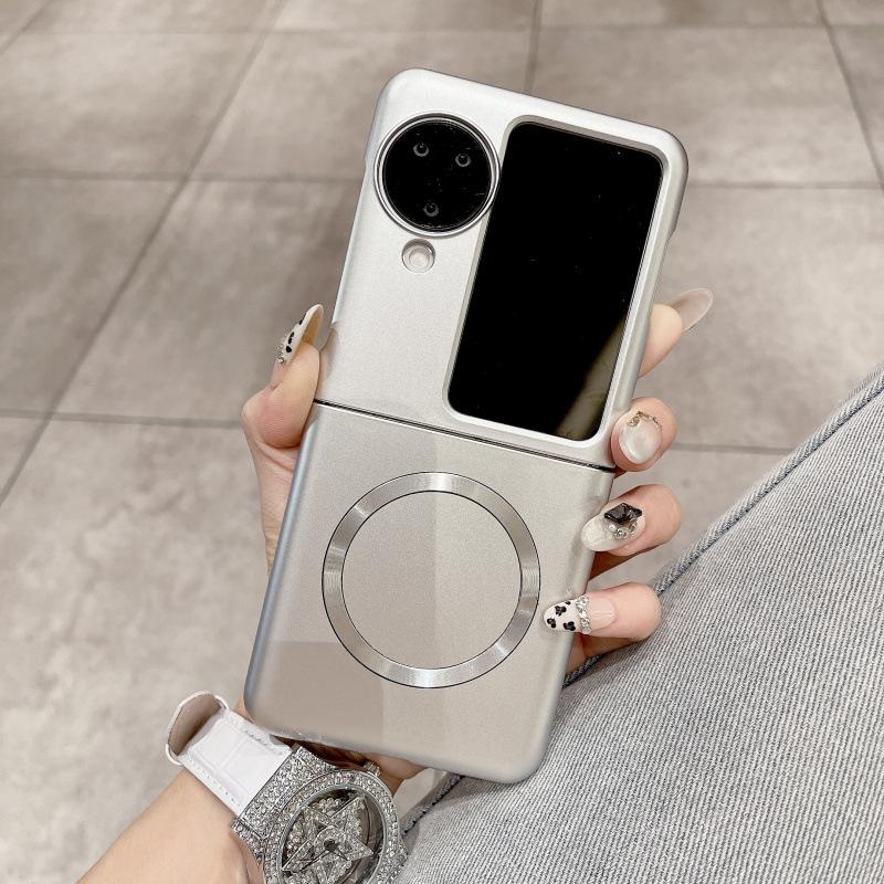 Applicable to OPPOFind N1 Flip mobile phone case New folding screen flip matte magnetic anti-drop protective case Thin