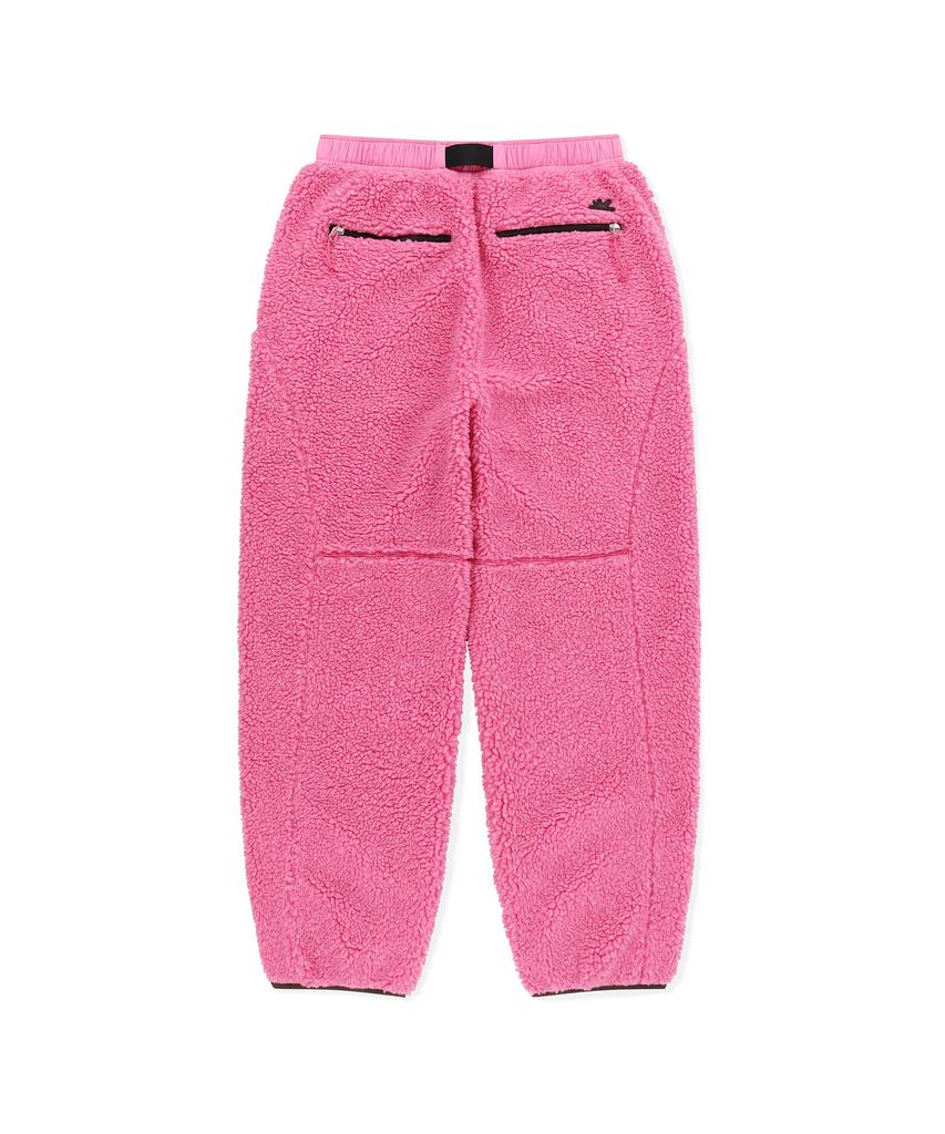 Sun Love Kumo Sherpa Fleece Pants Heather Pink