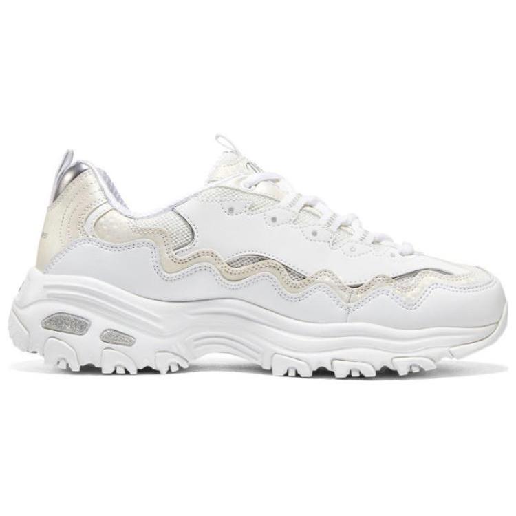 Skechers D'lites 1.0 Marathon Running Shoes 'White' Women's 896242-WHT