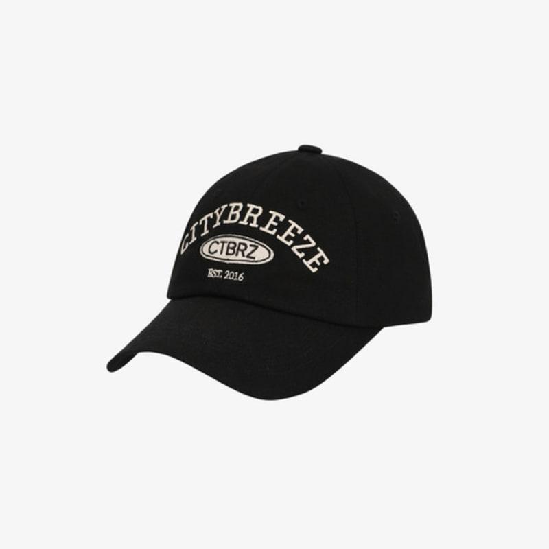 CITYBREEZE Arch Logo Embroidered Ball Cap_BLACK