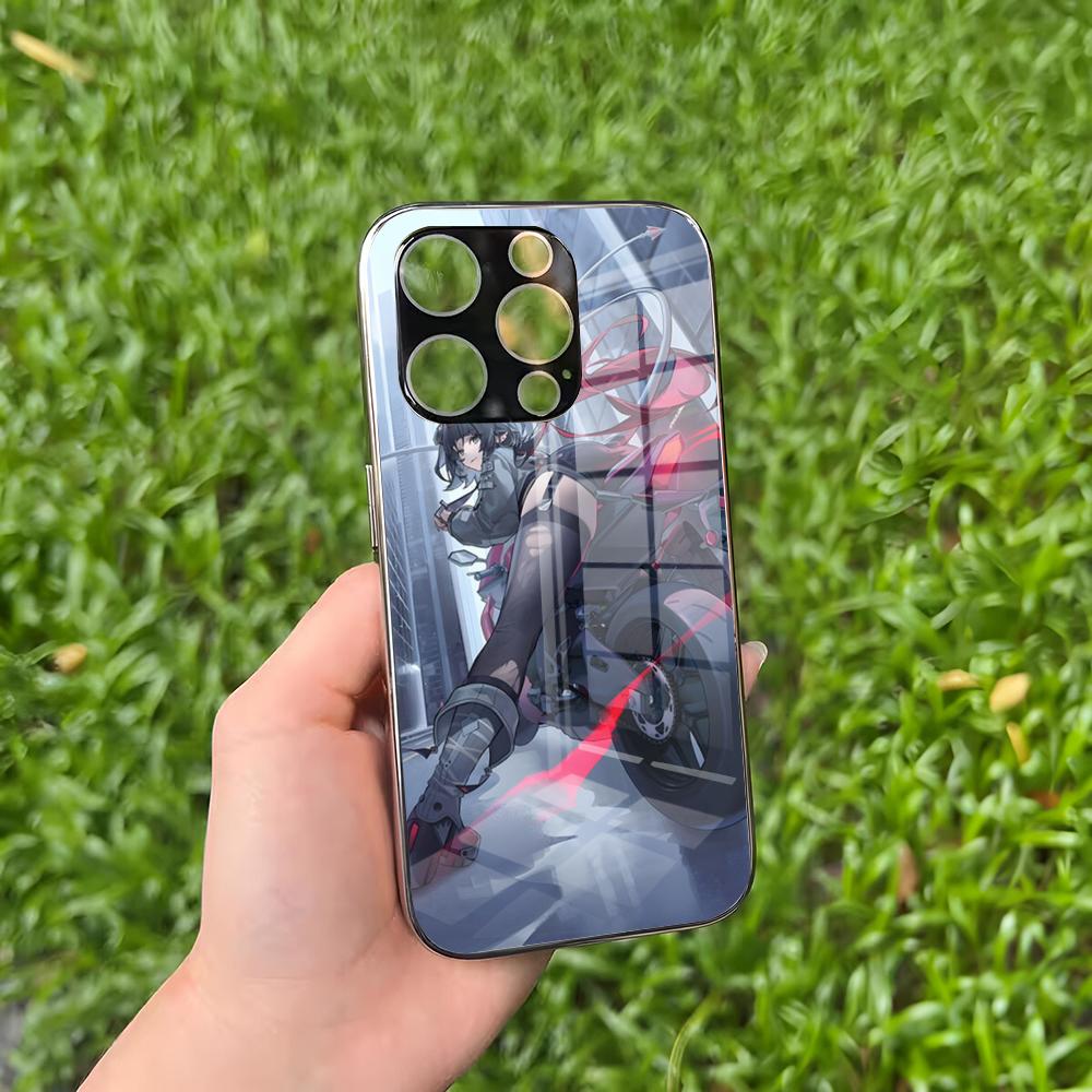 

Чехол для телефона Jane Doe Zzz для iPhone 16 15 14 13 12 11 Pro Max Plus Mini MagSafe Стеклянный чехол IPHONE15 PROMAX