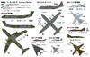Pit Road 1/700 Skywave Series Modern U.S. Military Aircraft Set 3 Special (Includes One Metal AC-119K Gunship) Plastic Model Kit S71SP