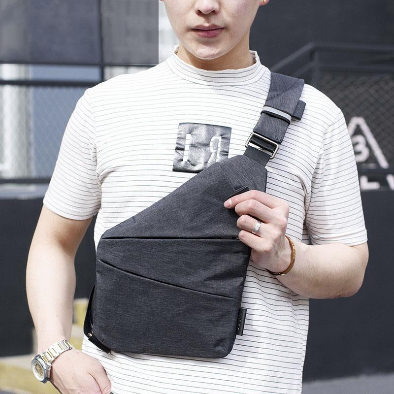 

Мужская сумка на ремне, нагрудная сумка, противоугонная сумка для занятий спортом на открытом воздухе, путешествий, пешего туризма LeftShoulder