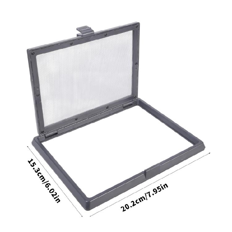 Home Use Magnetic Screen Cover Net Mesh Cover Prevents Fish and Shrimp Escapes And Traps Out Dust for Aquariums Decors