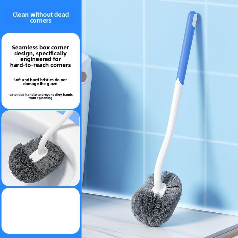 Toilet Brush - A Toilet Brush That Thoroughly Cleans The Bathroom Without Any Blind Spots. Ideal for Household Use. A Cleaning Brush for The Toilet.