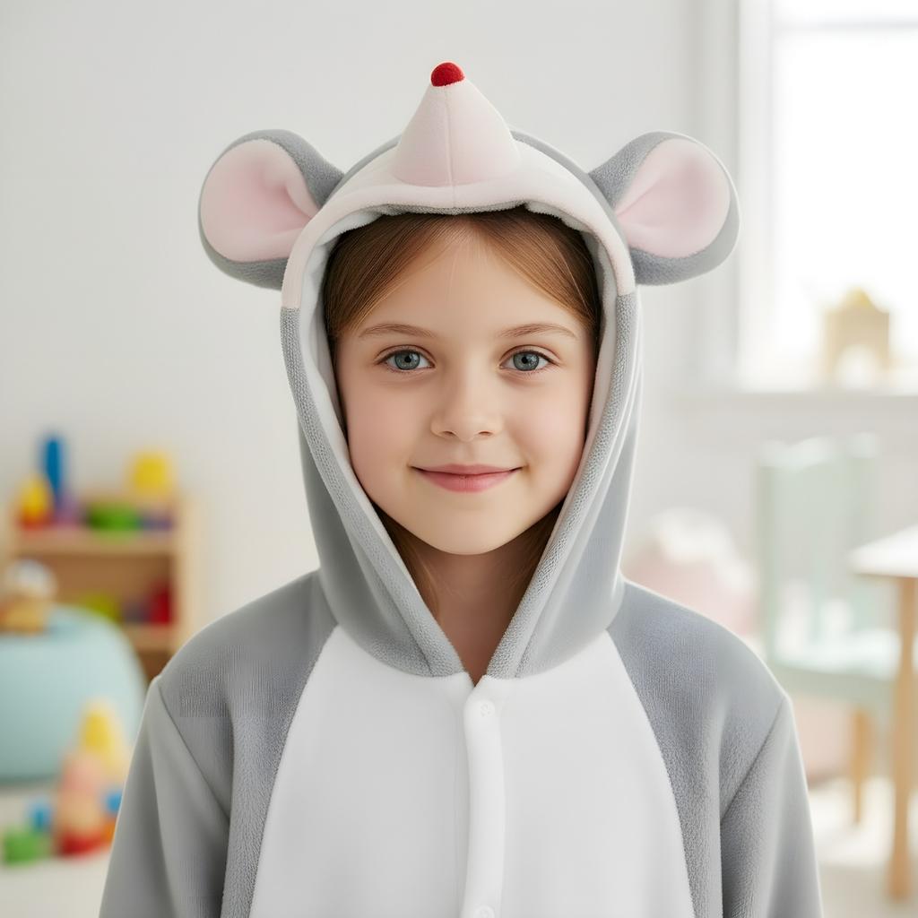 Piżama Onesie Kigurumi Kostium Przebranie Myszka Mickey 115-125Cm