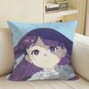 Anime ChibiS of FFrieren Square Sofa Pillow Cover Solid Color Living Room Home Decor Cushion Case