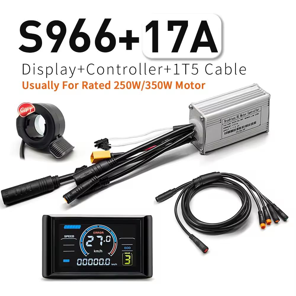 Ebike Sine Wave Waterproof Controller 17A