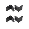 4/8/12PCS Angle Steel End Caps Corner Protector Caps Right Angle Blanking End Caps  Storage Shelves