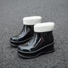Fashion Women's Height-increasing Rain Boots Fashionable Outer Overshoes Women Thick-soled Non-slip Soft-soled Wear-resistant Rain Boots