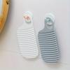 Compact Foldable Mini Washboard - Non-Slip, Soft Rubber for Travel & Home Use, Portable Laundry Board, Laundry Storage & Organization