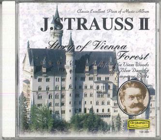 

CD KARL HERMANN J.strauss IIstory Of Vienna Forest TSP3005 TOKYO DISC CENT Japan Classical Used