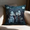 Mo Dao Zu Shi Pillow Case Print Polyester Fiber 40X40 Cm Home Sofa Throw Cushion Cover Decoration