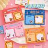 School Supplies Cartoon Combination Notes High Looking Capybara Astronaut Message Paper Students Can Stick Kawai Stationery