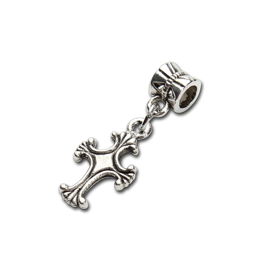 Louleur 10pcs Antique Silver Color Pendants Charm Big Hole Pendant For Jewelry Making DIY Gifts Bracelet Necklace Accessories
