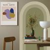Wall Sticker Self-adhesive Strong Adhesion Waterproof Tear Resistant Detachable Gradient Boho Style Bedroom Sticker Home Supply