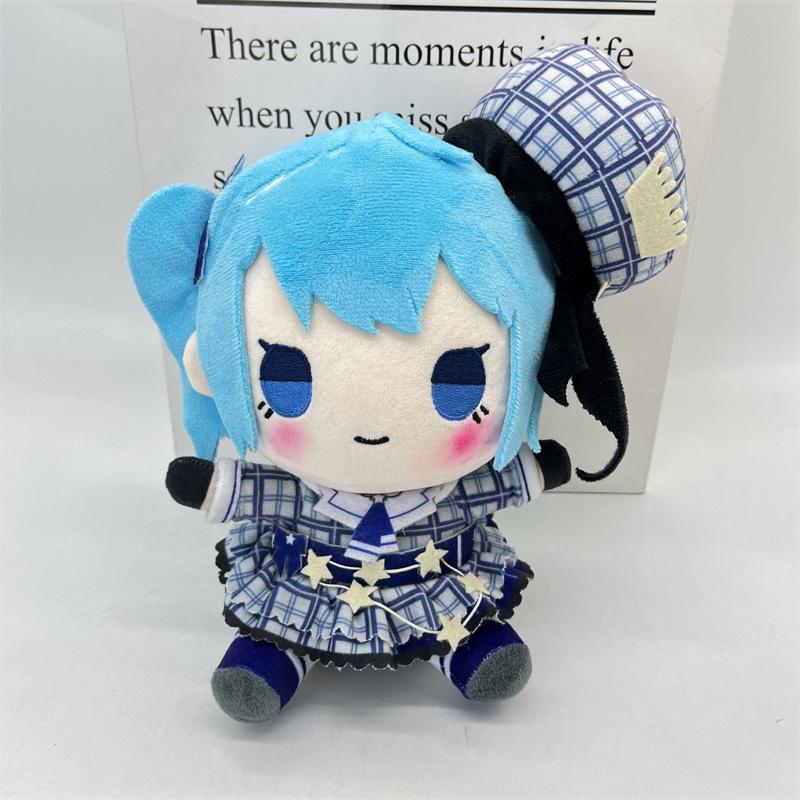 Hololive Plush Toy Hoshimati Suisei Inugami Korone Houshou Oozora Marine Gawr Gura Cosplay Plushie Stuffed Dolls Birthday Gifts