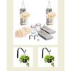 4pcs Creative S-Shaped Wall Mounted Flower Pot Bracket, Iron Hanging Plant Rack, Essential Iron Clothing Rack For Balcony Decoration, Flower Pot Rack
