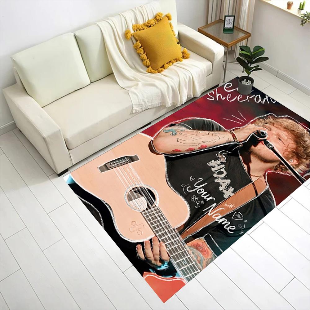 Sheeran Customized Name Floor Rug Office Rug Perfect for Balcony Foyer Entryway Playrooms Antislip Carpet Office home decor Spiritual Gift