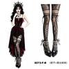 Gothic Vampire Costume Dress Wine Red Velvet Corseted Maxi Skirt Dark Queen Cosplay Outfit Halloween Party