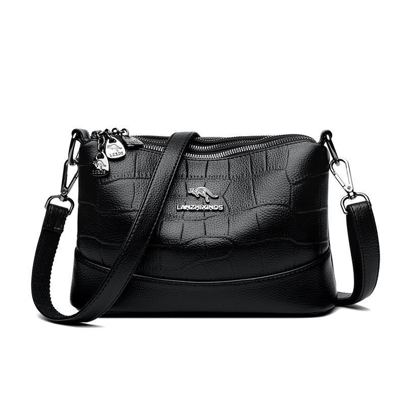 

Модный дизайн плечевая сумка женская тренд года ретро личность кроссбоди подмышечная сумка в полоску женская сумка чёрный