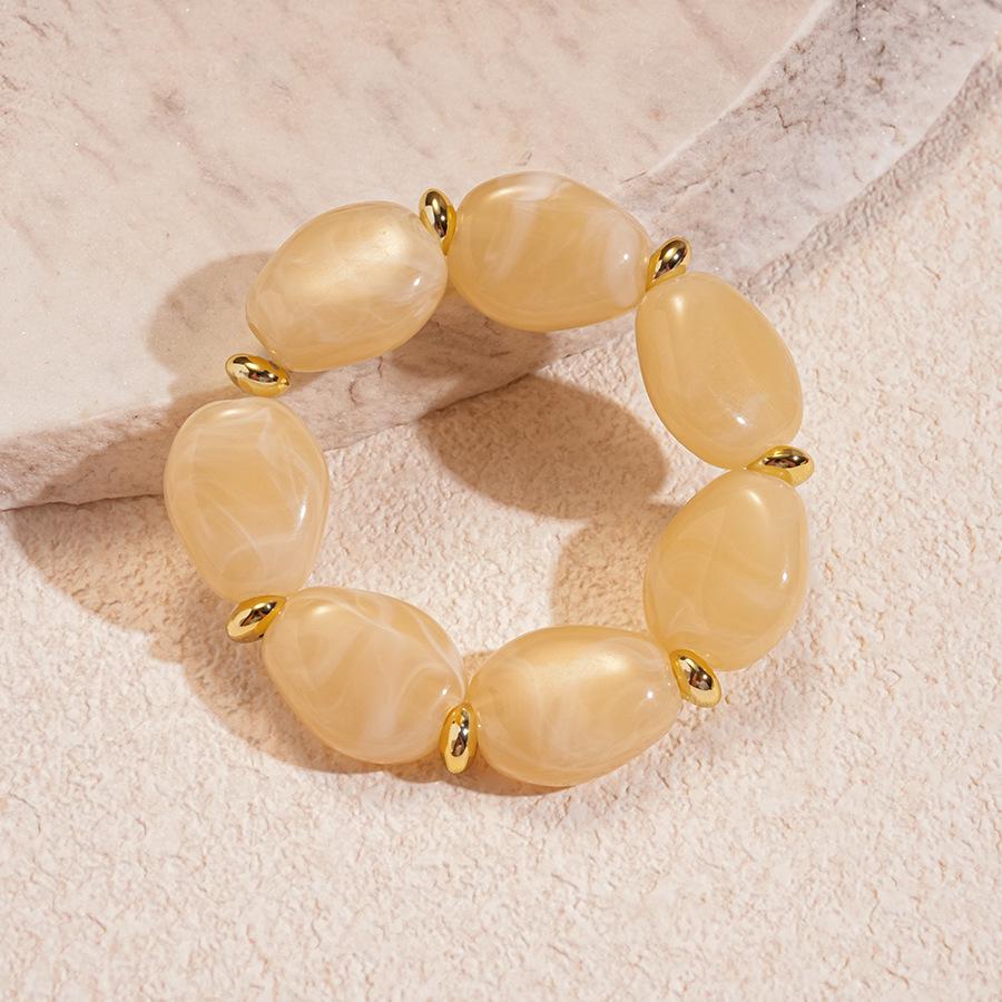 Европейский и американский нерегулярный овальный акриловый браслет: Смелая Высококлассная Модная Бижутерия