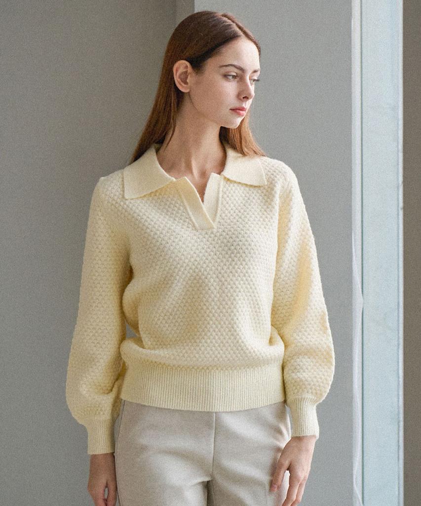 Beullangyu Soft Edge Collar Knit_3 Colors