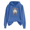 Women's Fashionable Casual Long Sleeve Hooded Printed Sweatshirt