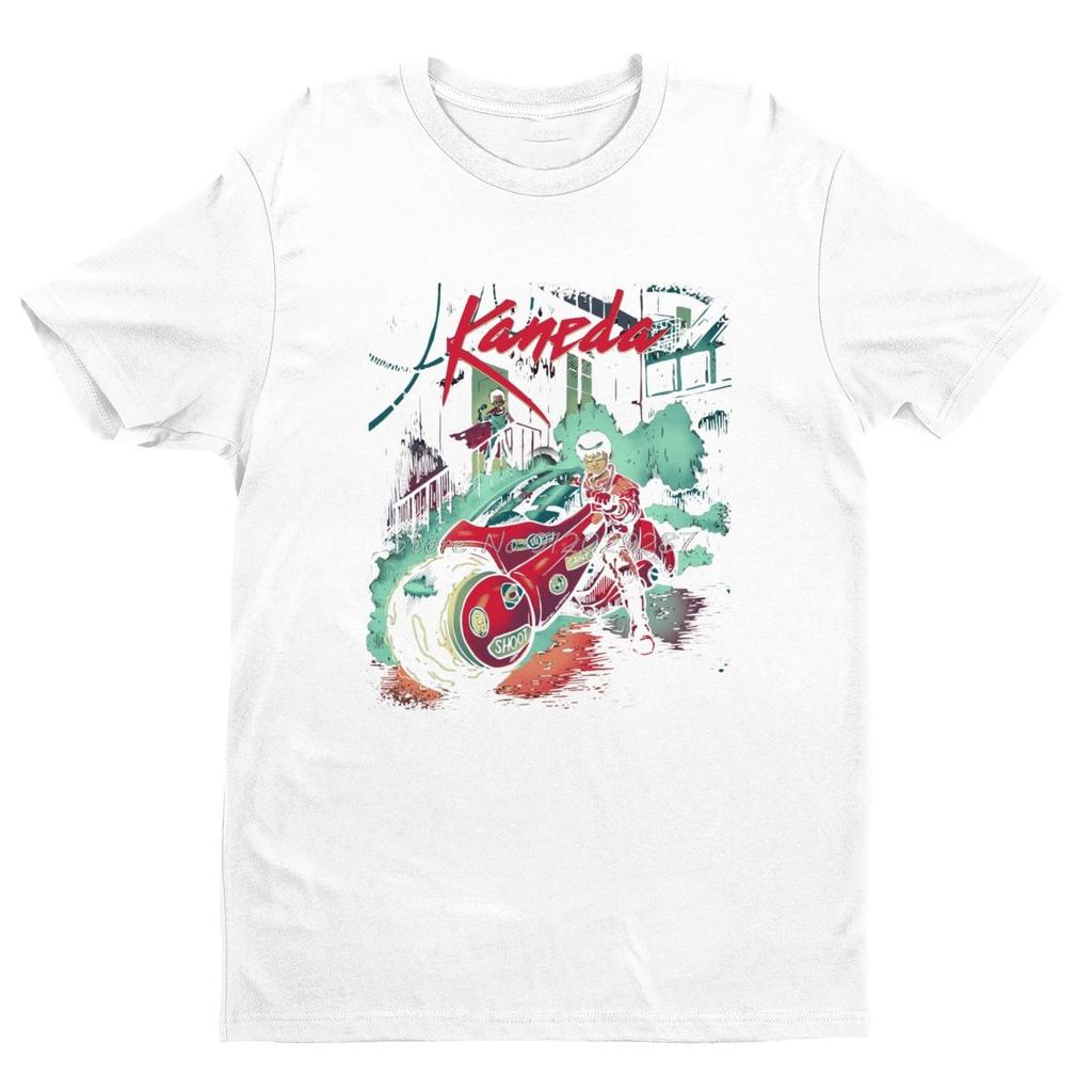 Stylish Neo Tokyo Rain T Shirts Men Vintage Short Sleeved Manga Tshirt Kaneda Japanese Anime Tshirt Pure Cotton Tee Tops