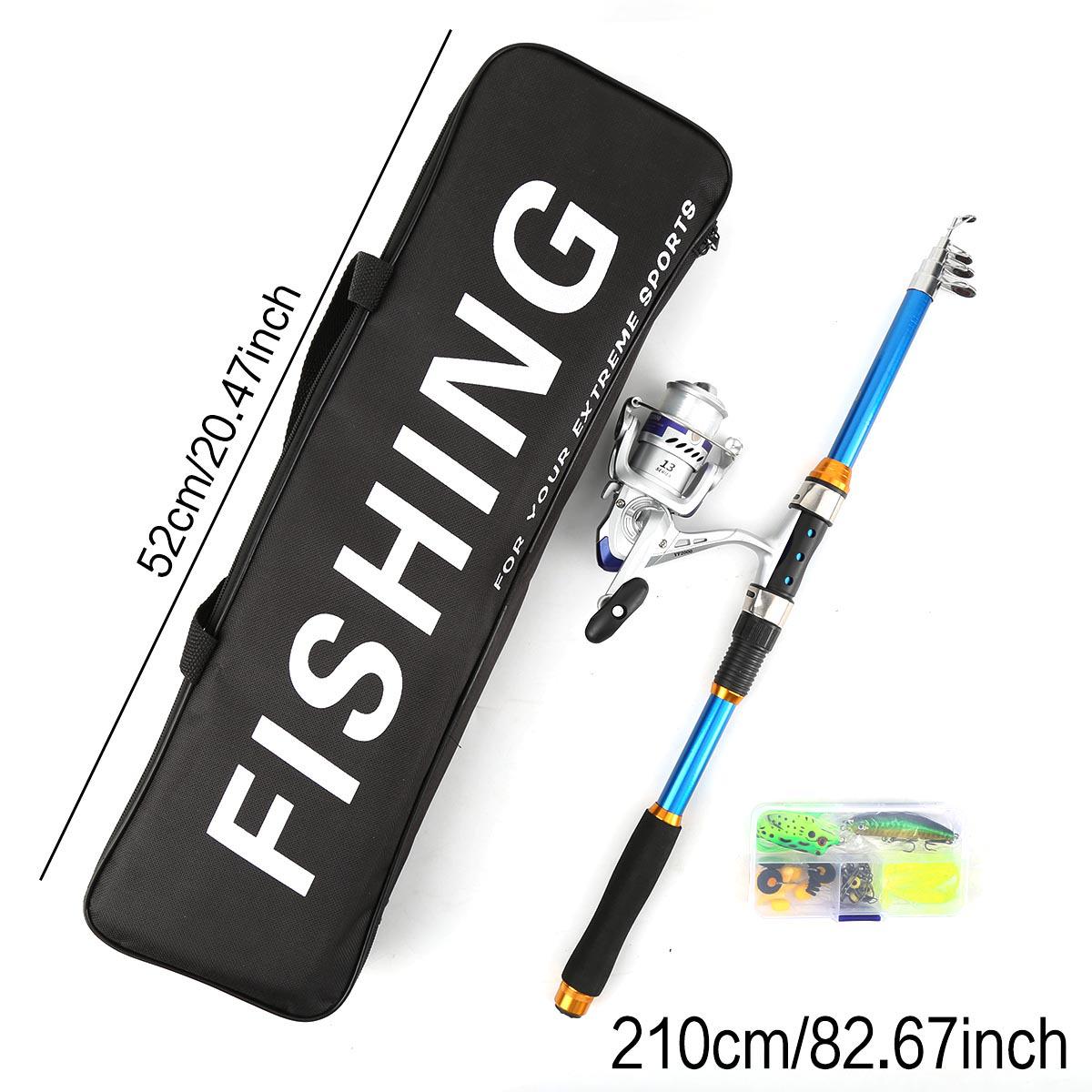 Telescopic Carbon Casting & Spinning Rod - Portable Travel Lure Rod for Sea (M Power)