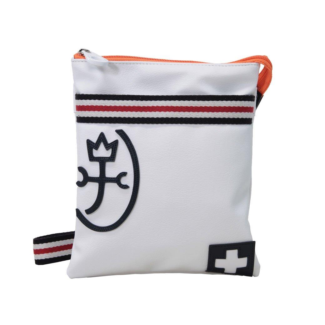 

VA-59111-ike Shoulder Bag by CASTELBAJAC, Pensees Series, Crossbody Bag for Men and Women, Leather, No. 59111, White