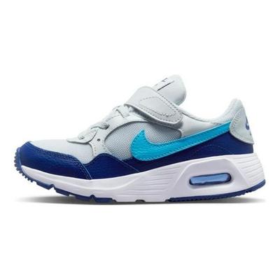 Air Max SC PS Pure Platinum Blue Lightning Kinder Sneaker Grau Weiß Tiefes Königsblau CZ5356-011