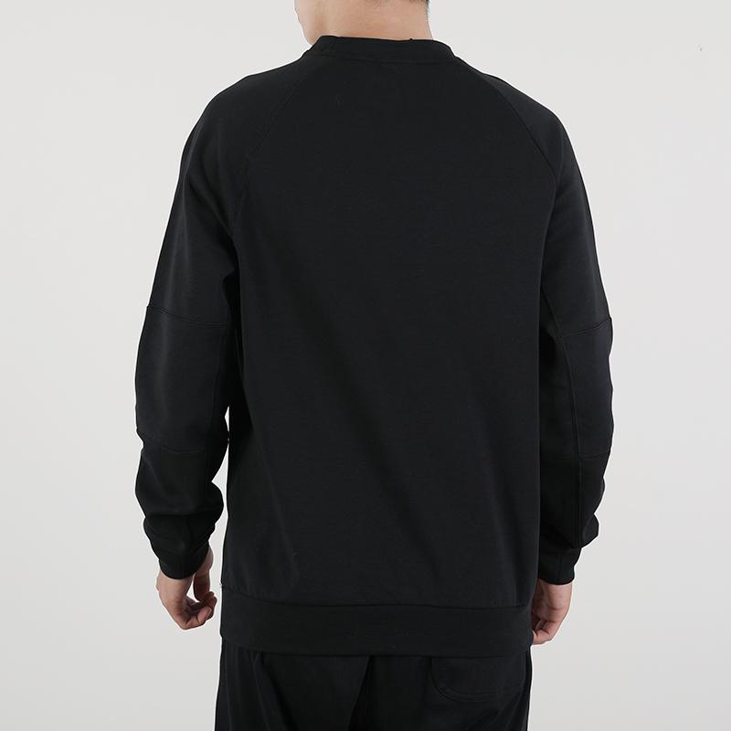 Nike Casual Running Training Crew Neck Sweatshirt Men Tops Black CU4474-010