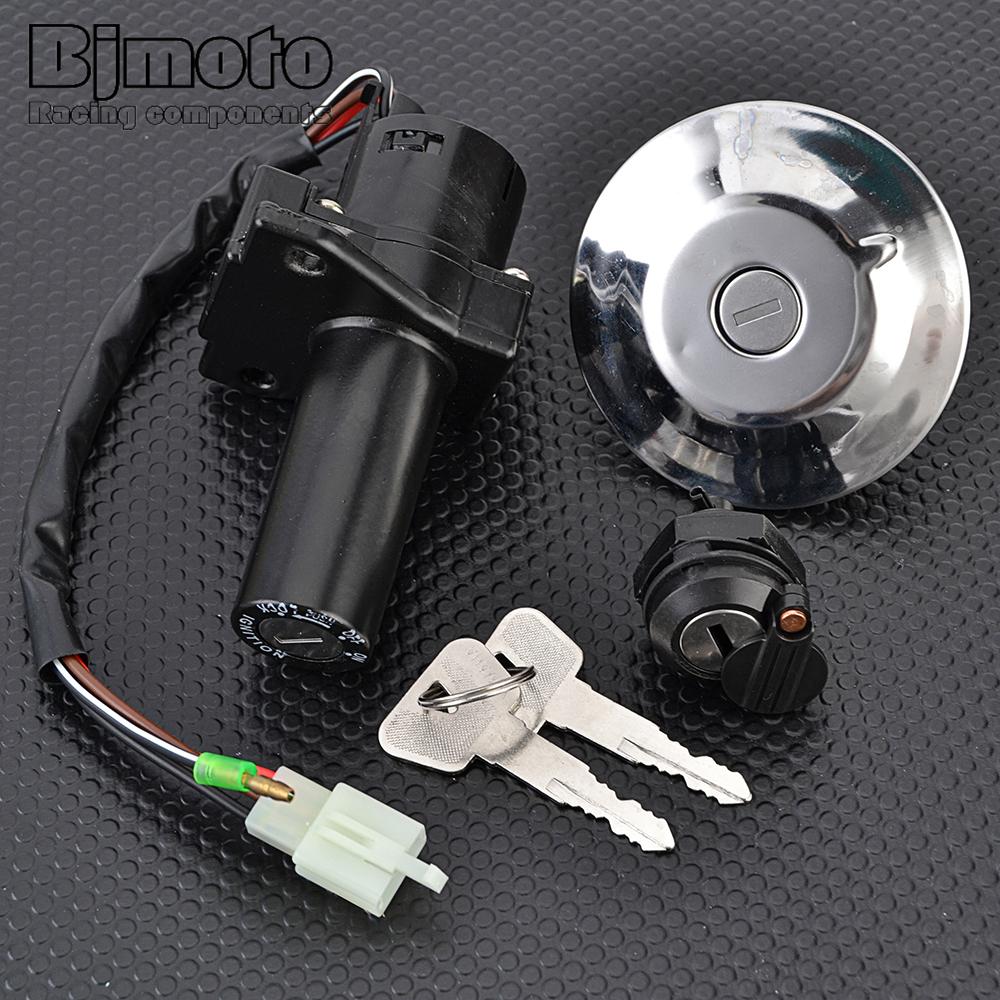 Motorcycle Ignition Switch Fuel Gas Cap Seat Lock Key For Yamaha YBR125 YBR 125 YBR 125 2005 2006 2007 2008 2009