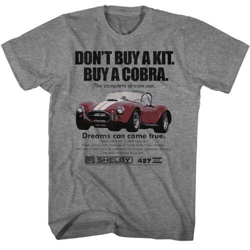 

Carroll Shelby Buy a Cobra Graphite Heather T-Shirt Unisex T-Shirt XXXL