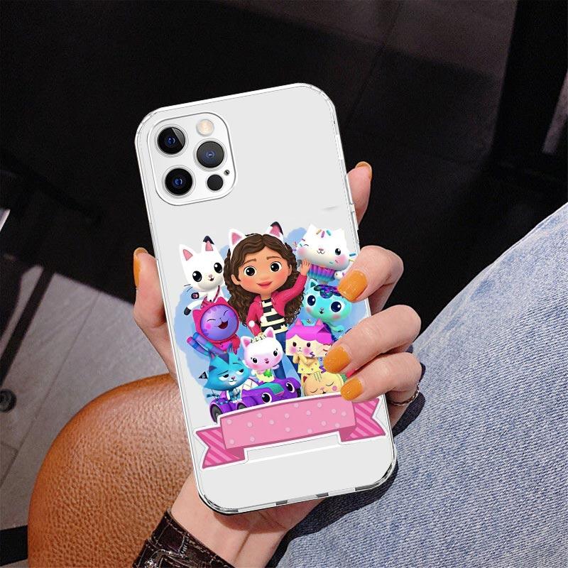 

Cartoon Gabbys Dollhouse Phnoe Case for Iphone 17 Air 16 16E 11 12 13 Mini 14 Plus 15 Pro Max 7 8 + SE 2020 Phone Cover Coque iPhone 16