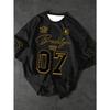 Men's Sports Jersey Brooklyn 07 Print Short Sleeve T-Shirt Summer Graphic Tee Jerseys Plus Size Women's Sport T-Shirt Tops
